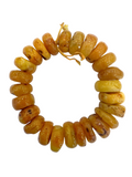 Natural Copal Bead Bracelet