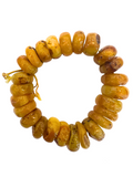 Natural Copal Bead Bracelet