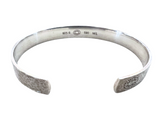 Georg Jensen Hammered Sterling Silver Bangle