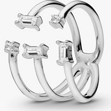 Pandora Shards Of Sparkle Silver Ring