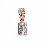 Pandora Hielo Luminoso Pendant Rose Gold Version