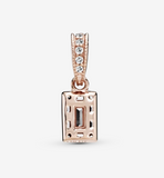 Pandora Hielo Luminoso Pendant Rose Gold Version