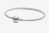 Pandora Moments Mesh Silver Bracelet