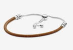 Pandora Leather Sliding Bolo Brracelet