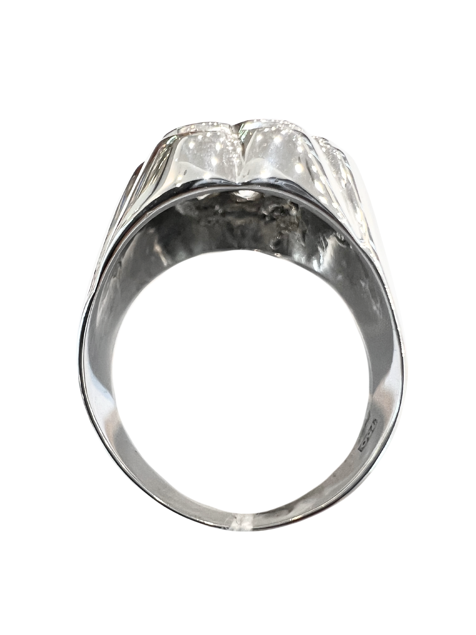 Old Mine Cut Diamond Ring