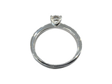 18K White Gold Solitaire Diamond Ring By Lee Hwa