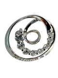 18K White Gold Diamond Pendant By Destinee