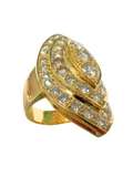 18K Yellow Gold Diamond Ring