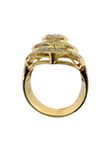 18K Yellow Gold Diamond Ring