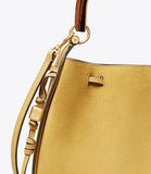 Tory Burch Miller Suede Cinch Leather Bag