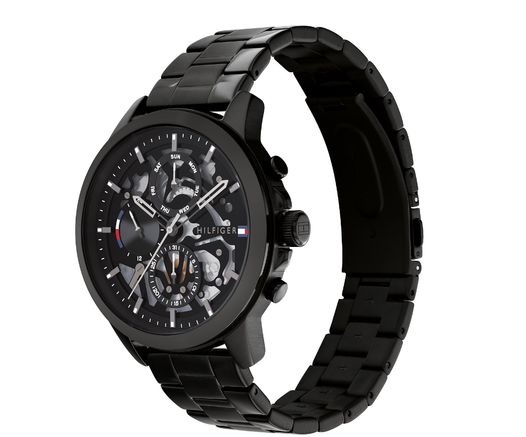 Tommy Hilfiger Skeleton Quartz Watch Secondary image