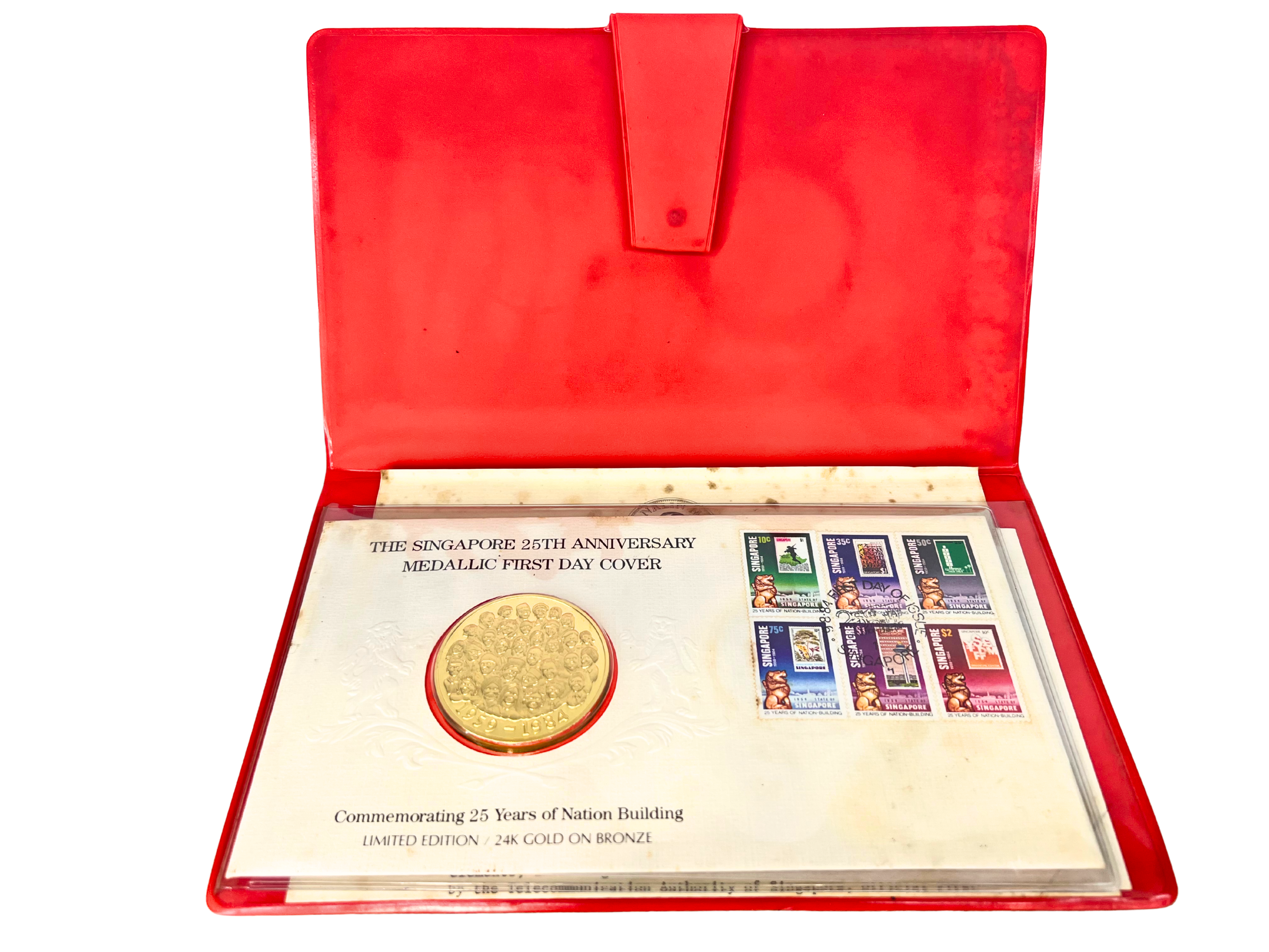 25th Medalic First Day Cover