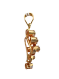 Yellow Gold Cubic Zirconia Pendant