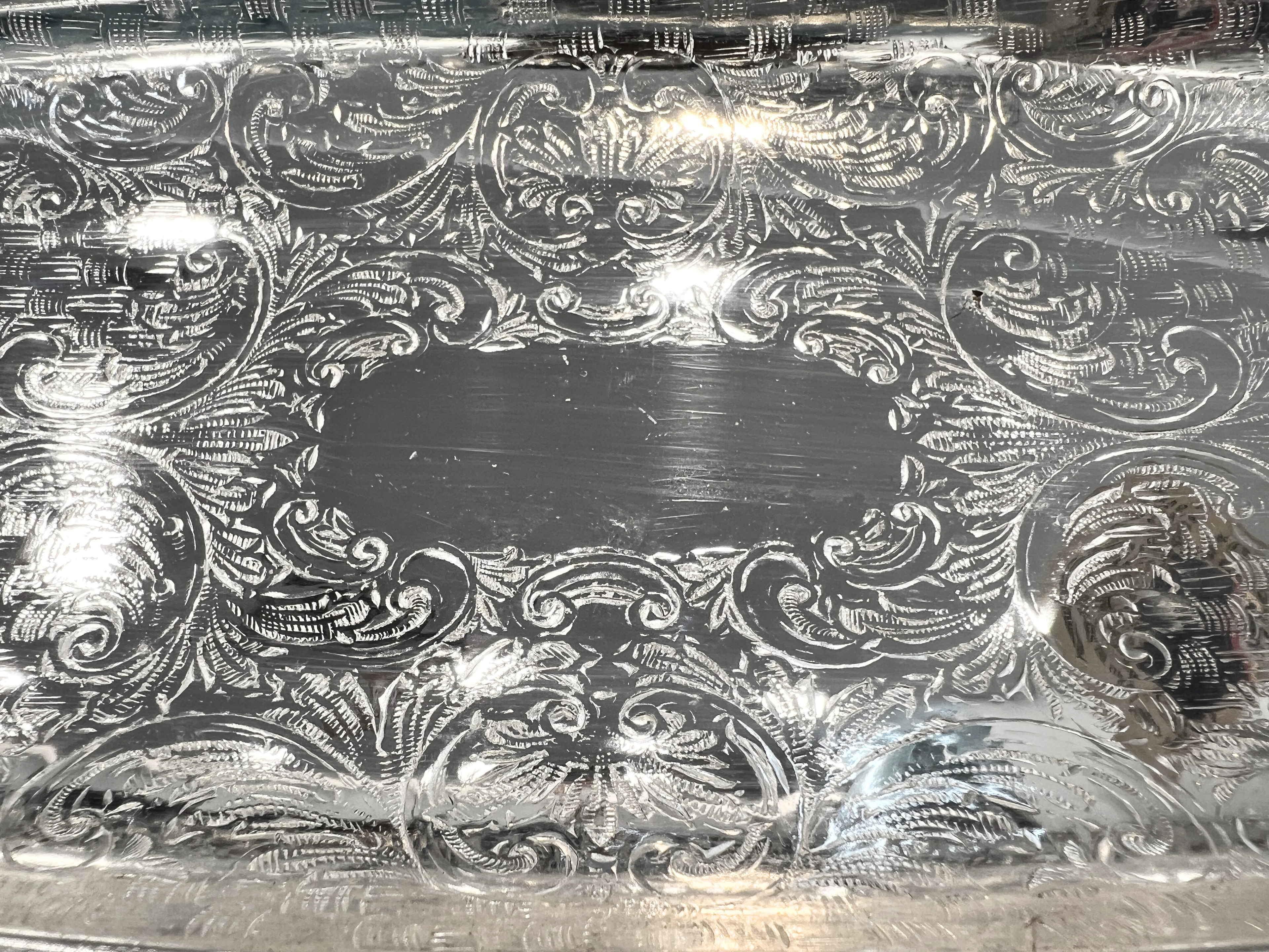 Queen Anne Silver Tray
