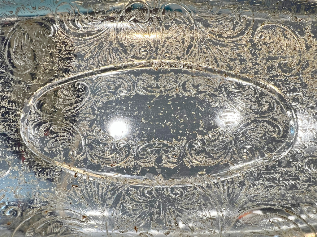 Queen Anne Silver Tray