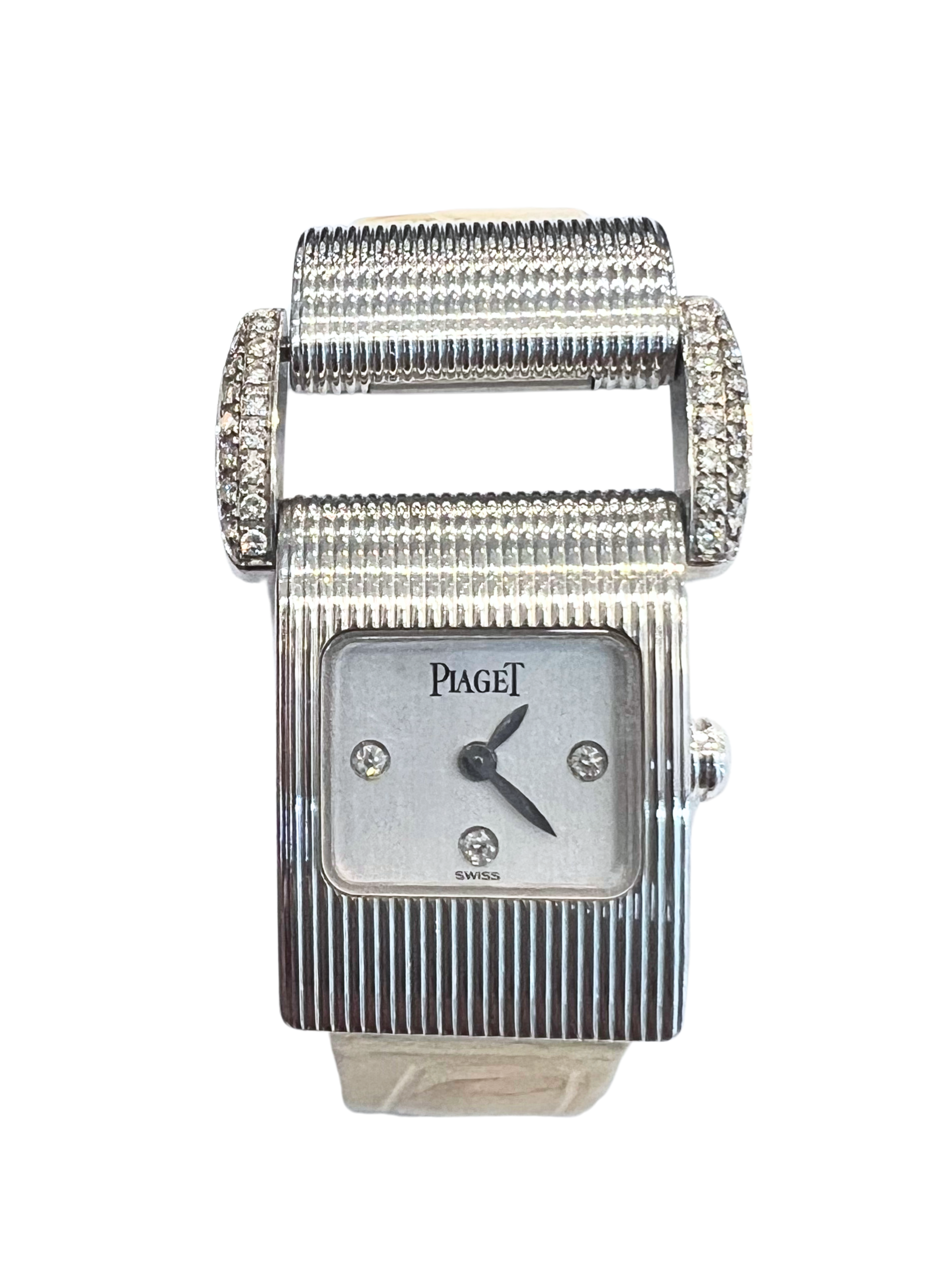 Piaget Miss Protocole Diamond White Gold Quartz Watch Main image