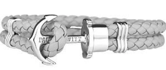Paul Hewitt Anchor Leather Bracelet