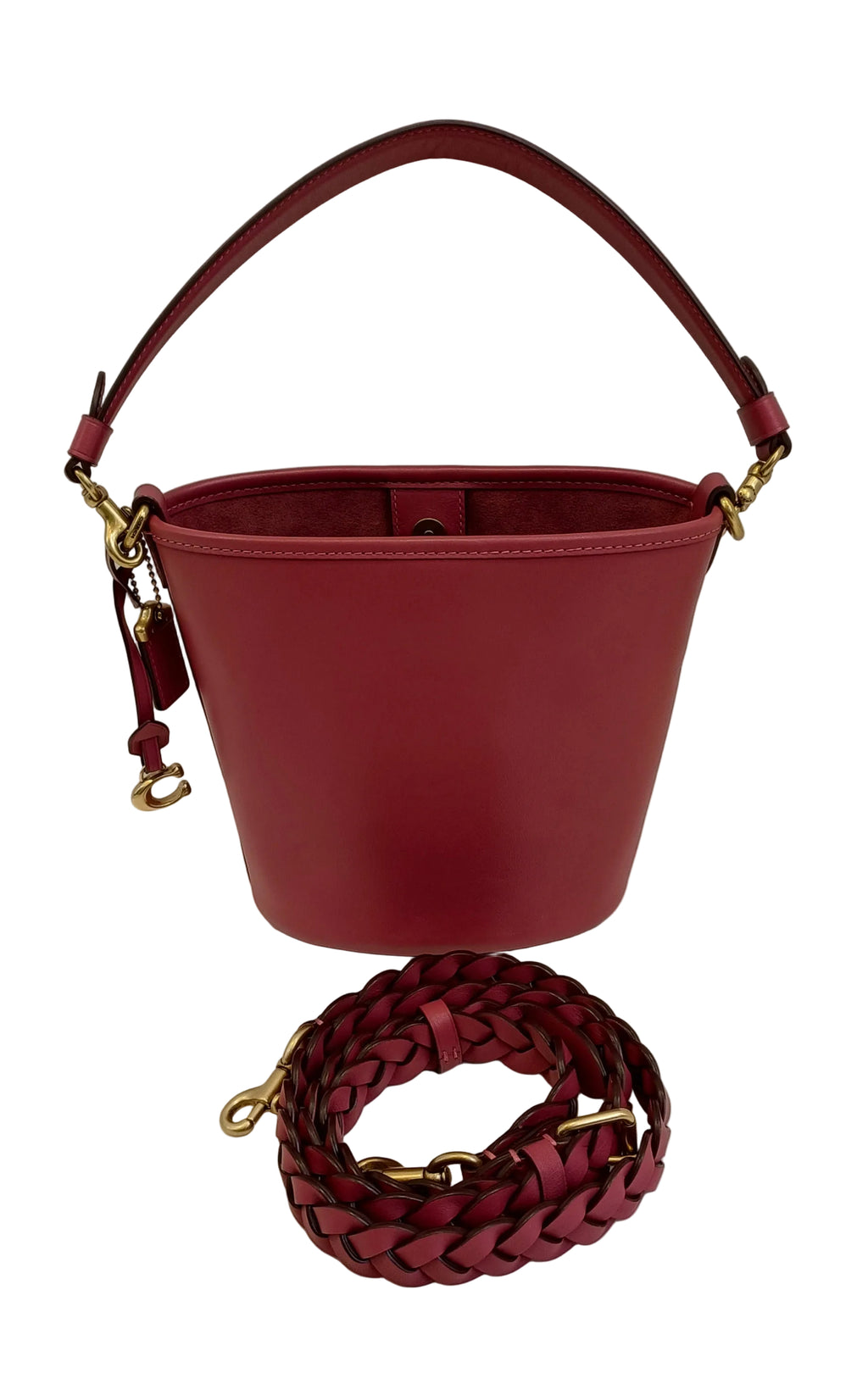 Coach Dakota Bucket Shoulder Bag-Pink Leather - 2 Way