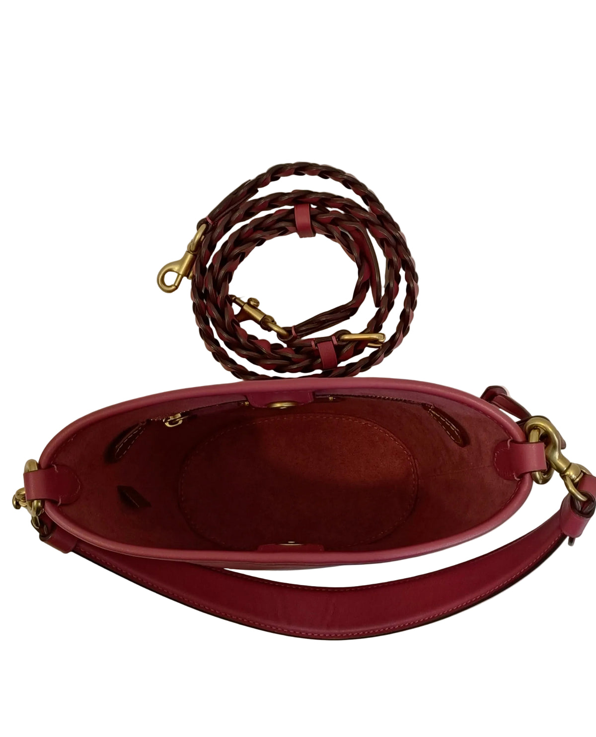 Coach Dakota Bucket Shoulder Bag-Pink Leather - 2 Way