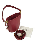 Coach Dakota Bucket Shoulder Bag-Pink Leather - 2 Way