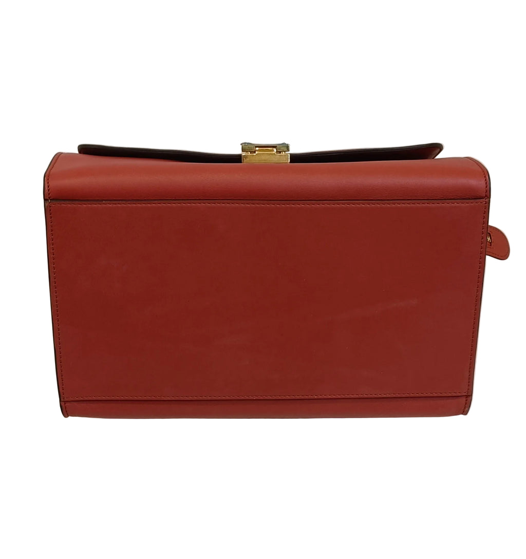 Celine Tote & Shoulder Bag 2Way-Red Leather