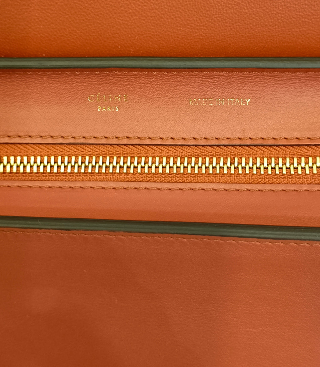 Celine Tote & Shoulder Bag 2Way-Red Leather