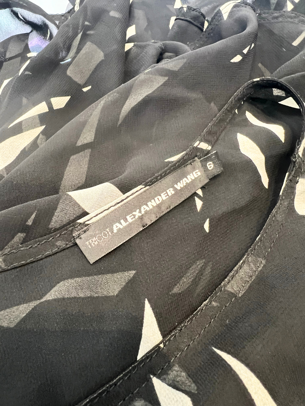 Alexander Wang Tricot Silk Dress