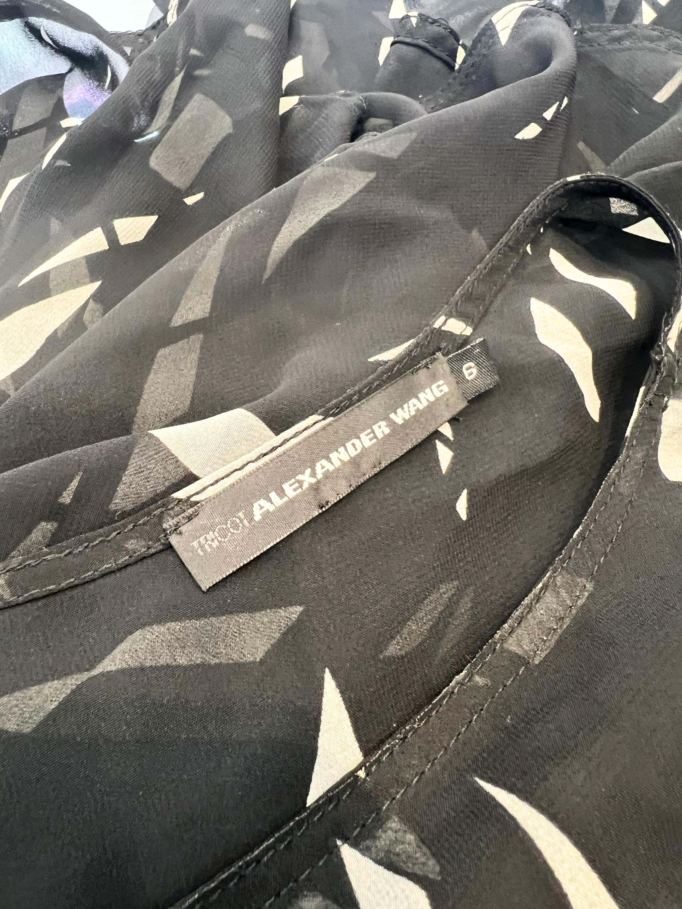 Alexander Wang Tricot Silk Dress