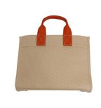 Burberry Blue Label Tote Bag-Canvas Orange Logo