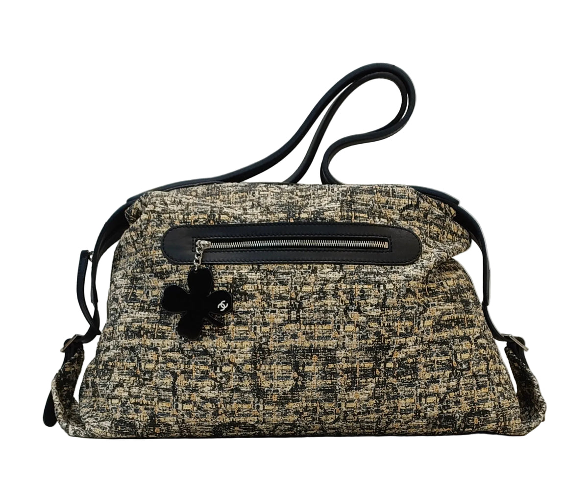 Chanel Clover Tweed Shoulder Bag-Icon Print Main image