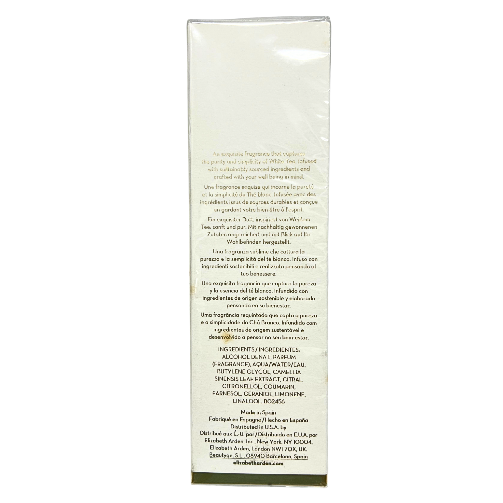 Elizeberth Arden White Tea EDP Perfume 100ML Secondary image