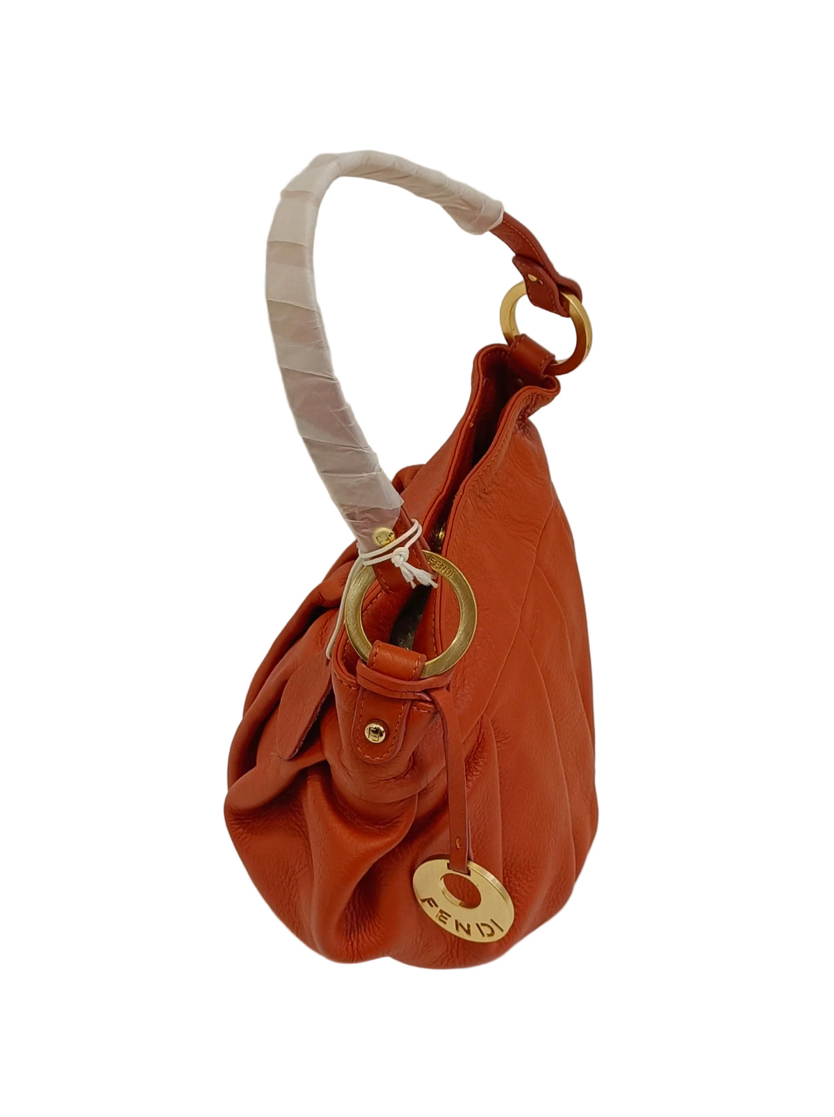 Fendi HandBag-Leather Oranga