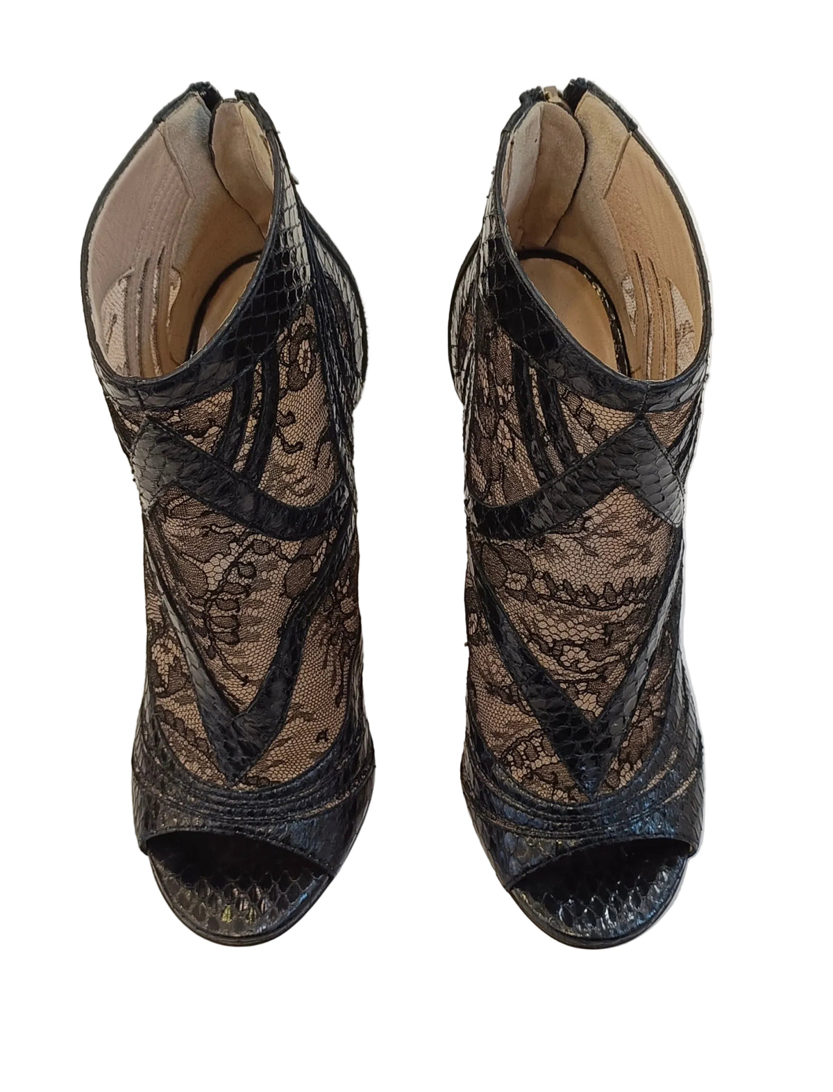 Jimmy Choo Made in italy Heels Boots-Black Size 37