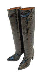 Paris Texas High Heels Boots-Black Size 36