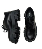 Prada Monolith Boots- Leather Black Size 36