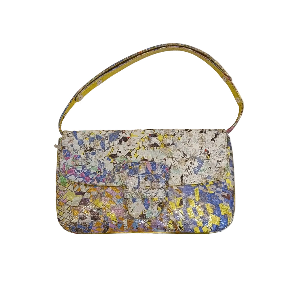 Anteprima Tote Bag-Multi Color Metallic-Canvas
