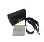 Christian Dior Revolution Shoudler Bag-Calfskin Leather/Black/New