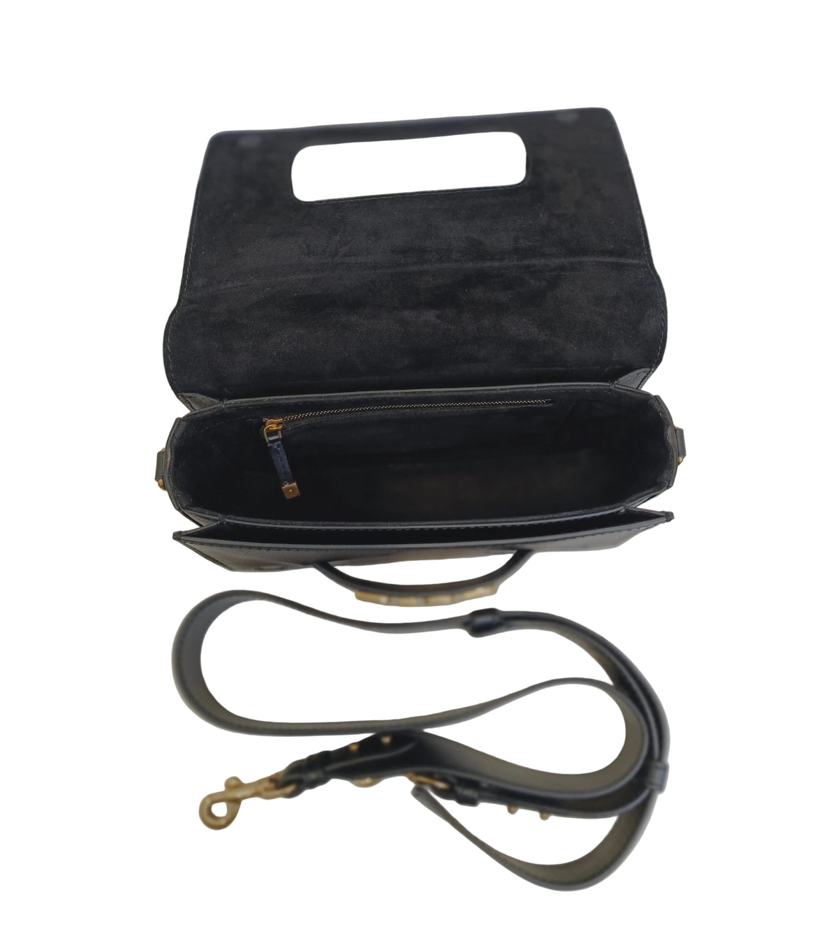 Christian Dior Revolution Shoudler Bag-Calfskin Leather/Black/New