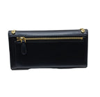 Prada Wallet-Black/Leather/Box/New