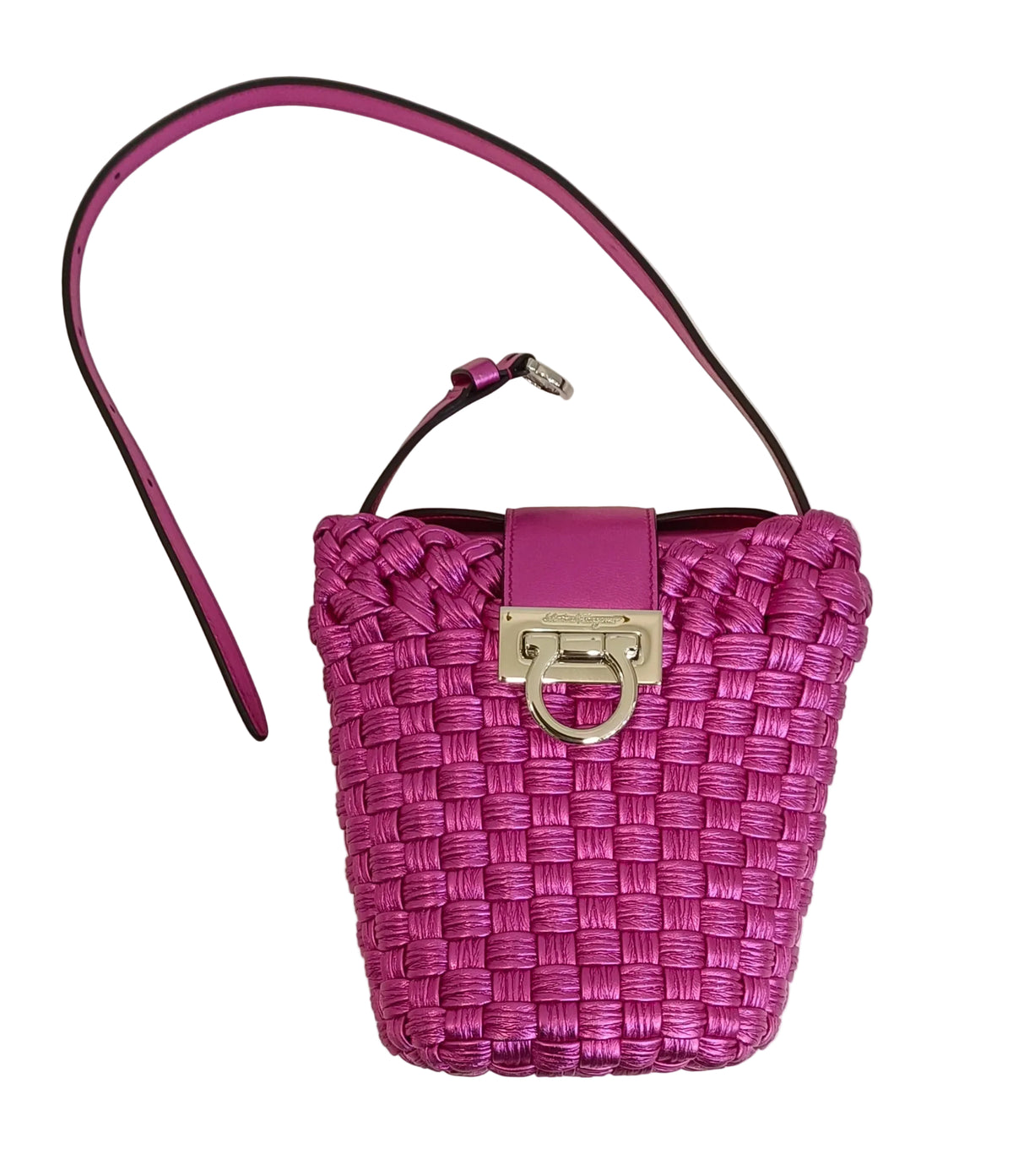 Salvatore Ferragamo Trifolio Bucket Shoudler Bag
