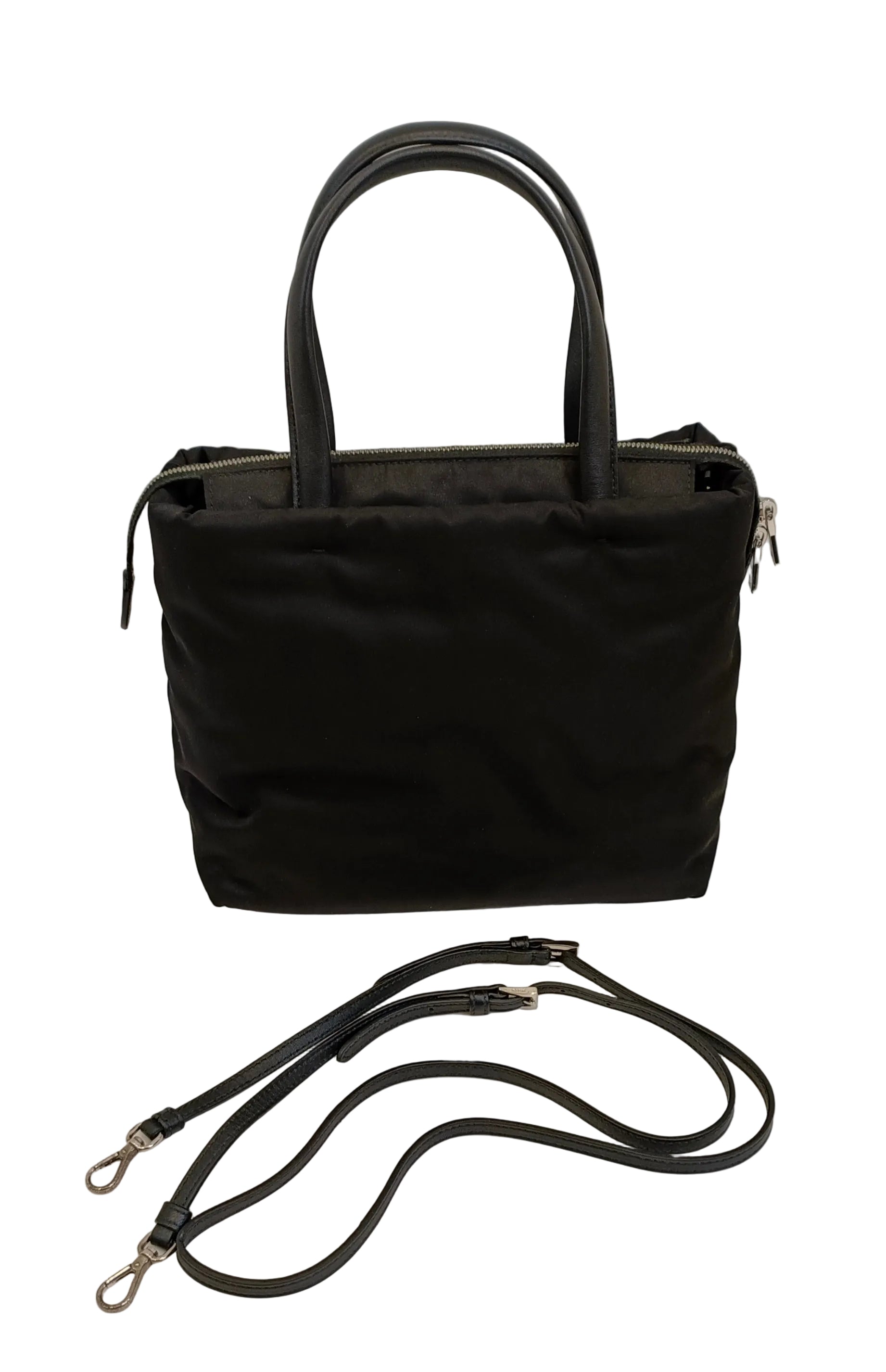 Prada Lightning Bolt Tote & Sling Bag-Nylon/Black-Box/2 Way Secondary image