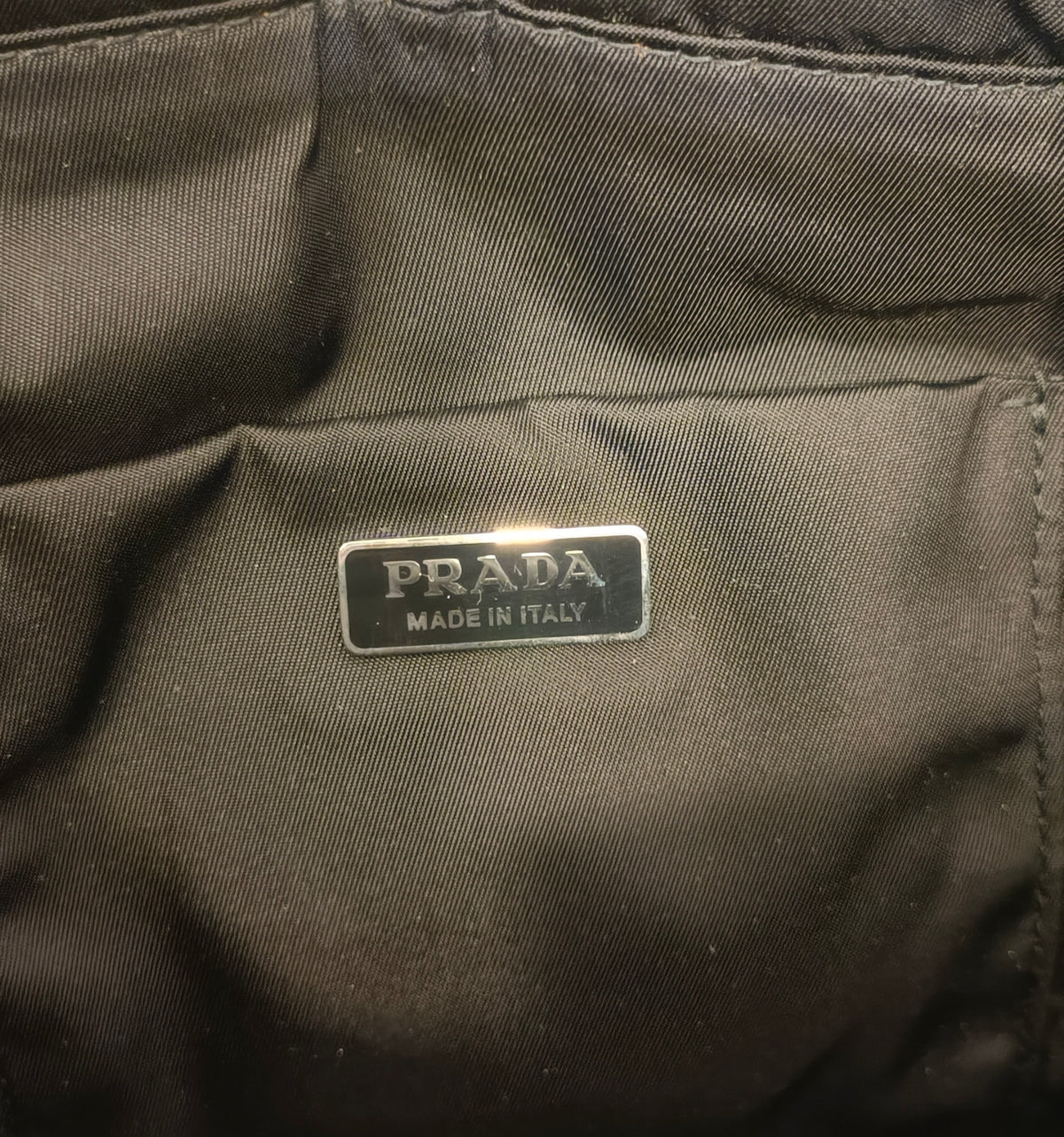 Prada Lightning Bolt Tote & Sling Bag-Nylon/Black-Box/2 Way