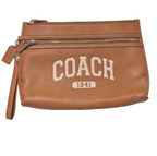 Coach M2377 CR355 SV QD Bag Clutch Bag Mens Varsity Carry All Pouch With Strap