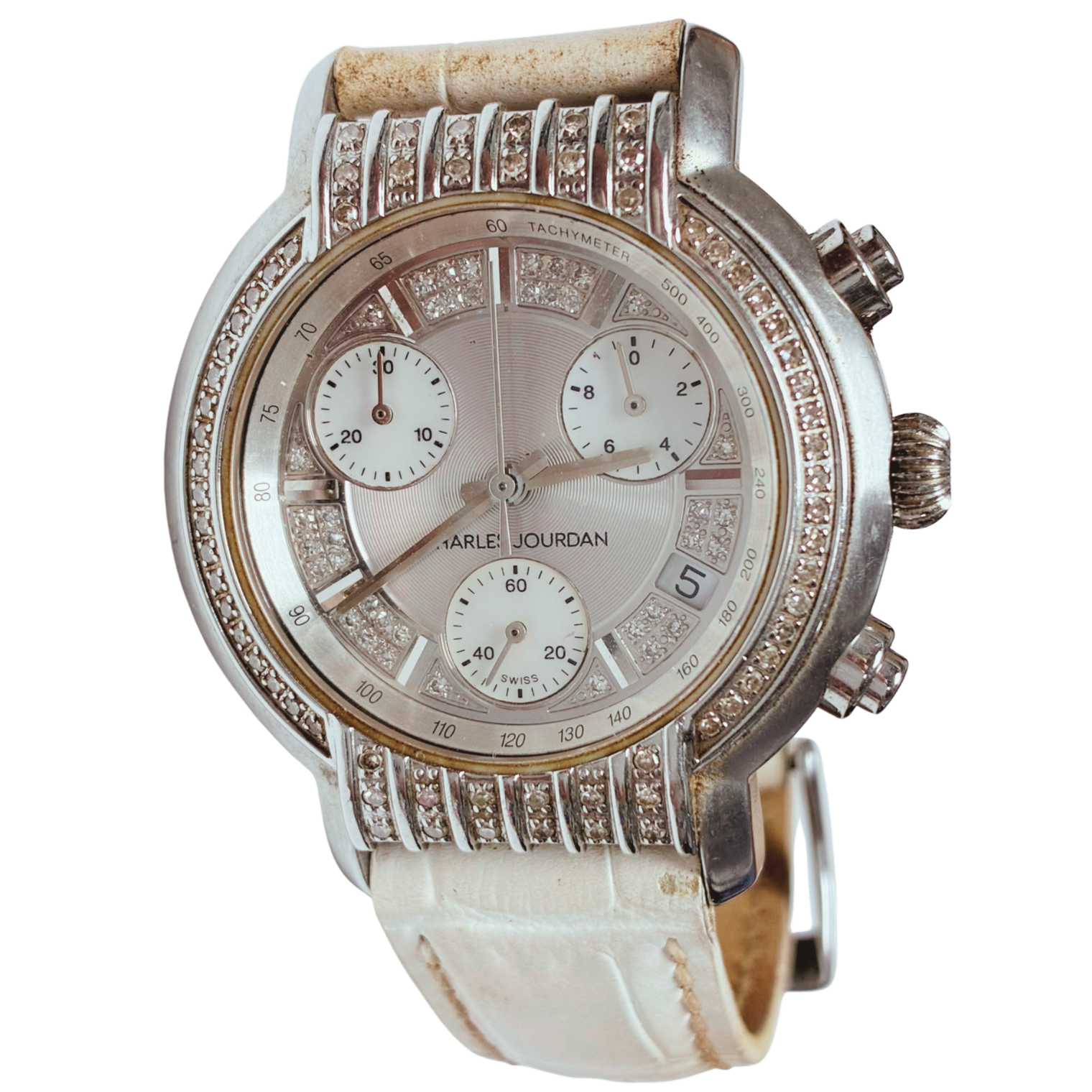 Charles Jourdan 8812 Diamond Ecstasy Chronometer Watch