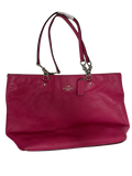 Coach Sophia Small Tote Bag Magenta Pebbled Leather
