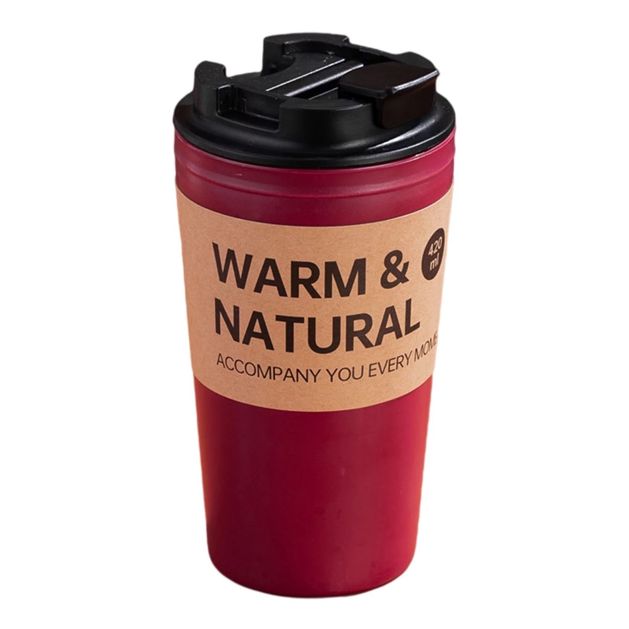 420ml Red Travelling Cup Main image