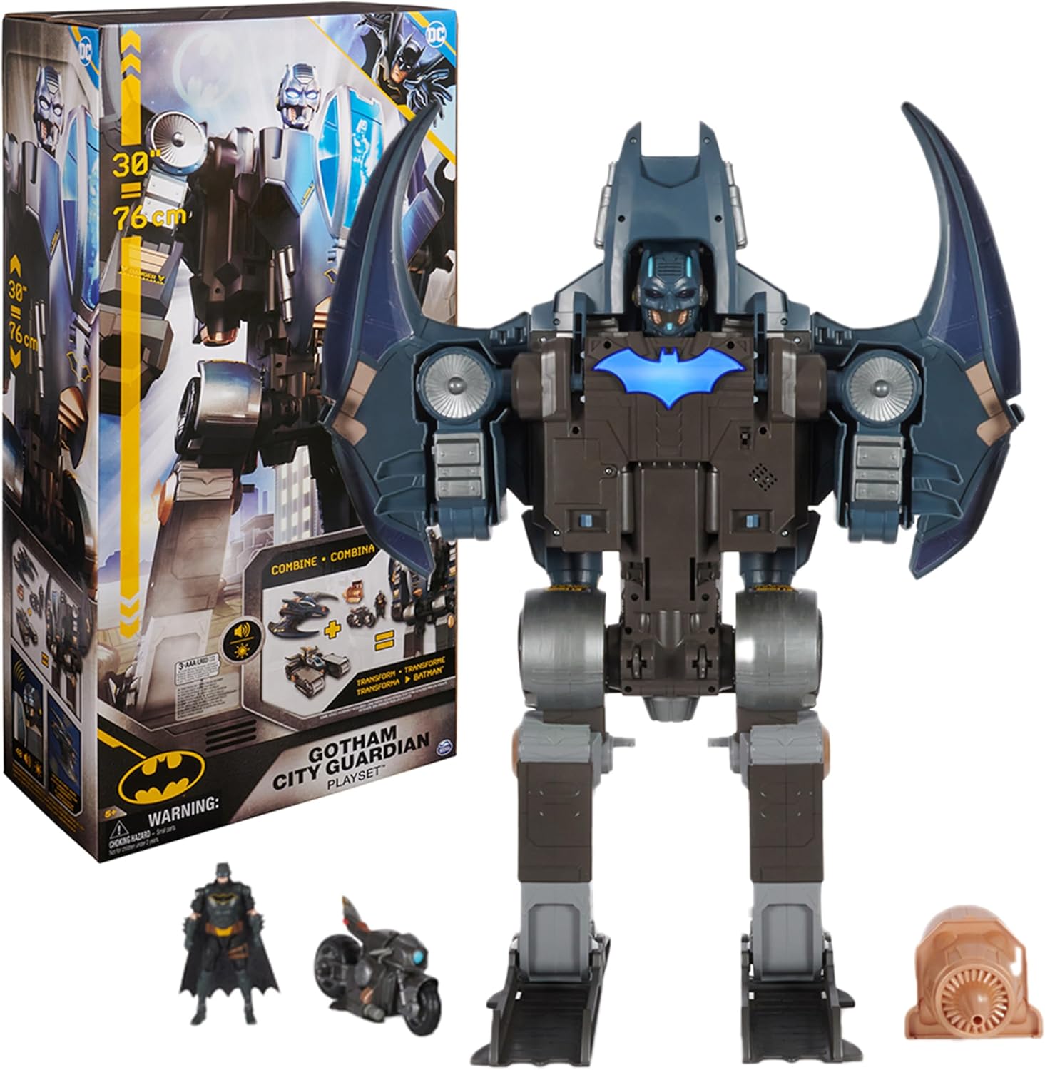 DC Comics Batman Gotham City Guardian Playset 4in1 Transformation Main image