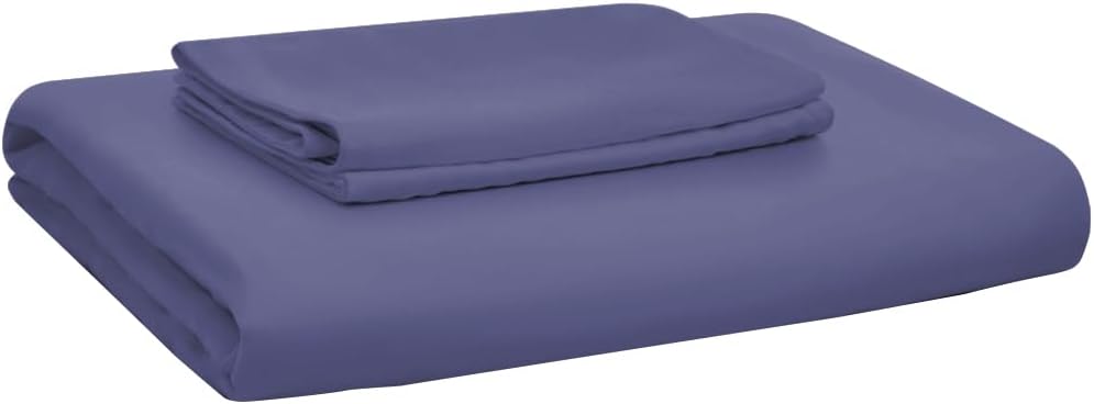 Weavve Home Lyocell Fitted Sheet Set King Size Midnight Blue Main image