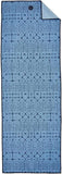 Manduka Yogitoes Skidless Yoga Mat Towel Star Dye Clear Blue 2.0 71in x 24in