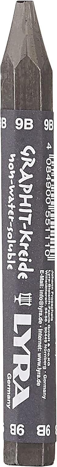 LYRA Graphite Crayons Assorted Degrees Non WaterSoluble Set Of 24 Crayons Black 5623240 Secondary image